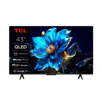 Telewizor TCL 4K QLED 43T69C 43 Telewizor Smart TV Telewizja Google TV UHD Czarny