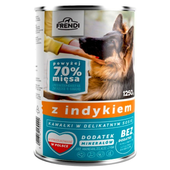Frendi puszka dla psa z indykiem w sosie 1250 g