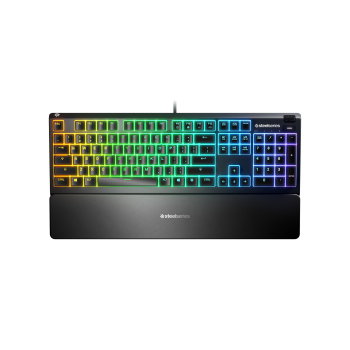 SteelSeries Apex 3 Gaming Keyboard, US Layout, Wired, Black SteelSeries Apex 3  Gaming keyboard IP32 water resistant for protection against spills, Cu