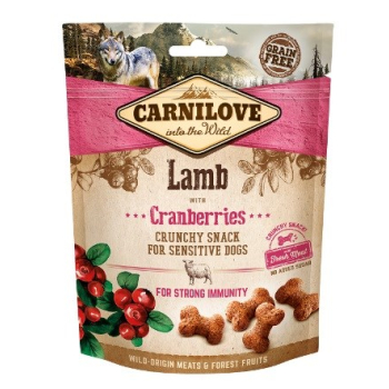 CARNILOVE Fresh Crunchy Lamb+Cranberry - przysmak dla psa - 200 g