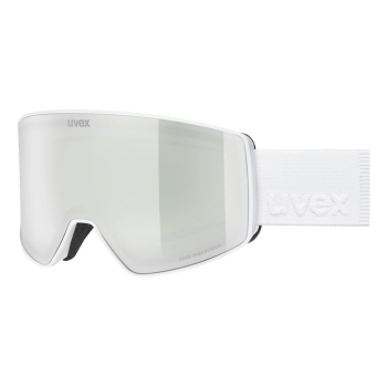 Uvex Skibrille scenic FM gogle do sportów zimowych Czarny Mężczyźni Biały Soczewka sferyczna