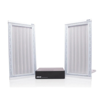 WAVES SYSTEM GŁOŚNIKI KIERUNKOWE ZE WZMACNIACZEM ZESTAW STEREO: 2X HSS3000EW + WZMACNIACZ + UCHWYTY DO GŁOŚNIKÓW