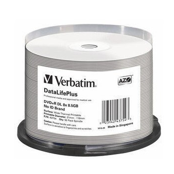 Verbatim DataLifePlus 8,5 GB DVD+R DL 50 szt.