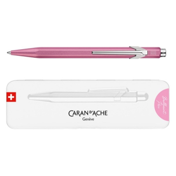 Caran d’Ache Długopis szwajcarski 849 Colormat-X, kolor różowy w pudełku Slimpack.