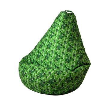 Pufa worek sako GRUSZA DRUK minecraft XXL 140x100