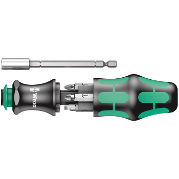 Rękojeść do bitów WERA 1/4" z magnesem + 6 bitów