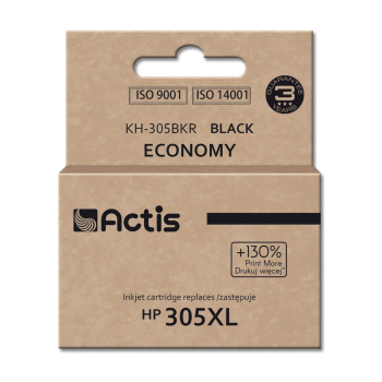 Actis KH-305BKR Tusz (zamiennik do HP 305XL 3YM62A; Standard; 20 ml; czarny) (WYPRZEDAŻ)