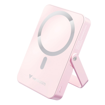 Verbatim Charge 'n' Go Magnetic Wireless Litowo-polimerowy (LiPo) 10000 mAh Bezprzewodowe ładowanie Różowy