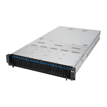 Platforma Asus Rack (2U) RS720A-E12-RS24U AMD Epyc 9004 (24x NVMe, 2xM.2, 3xGPU, 2x10Gbe, IPMI,  1+1 2600W)