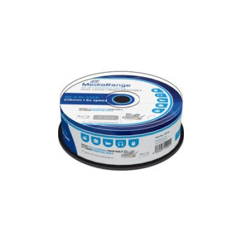 MediaRange BD-R Dual Layer 50GB 6x voll bedruckbar 25erCakeB