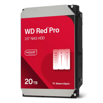 Dysk HDD WD Red Pro WD202KFGX (20 TB ; 3.5"; 512 MB; 7200 obr/min)