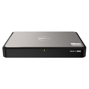 Qnap HS-264-8G, Compact, 2 x 2.5"/3.5" SATA, Intel Celeron N5105/N5095 Quad Core, 8GB, 2 x 2.5GbE, External adapter (PSU)
