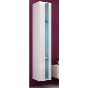 Regał VIGO NEW 180/40/30 biały/biały połysk