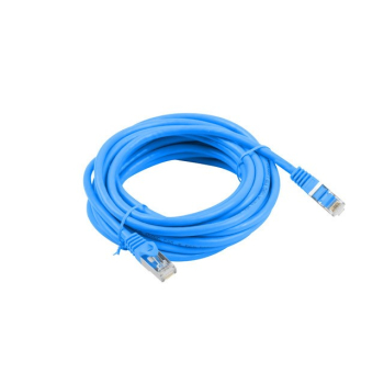 LANBERG PATCHCORD FTP KAT.6 10M NIEBIESKI FLUKE PASSED PCF6-10CC-1000-B