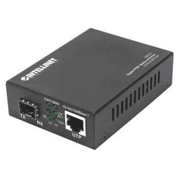 Intellinet 508216 konwerter sieciowy 1000 Mbit/s Czarny