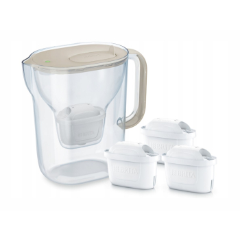 Dzbanek Brita Essential XL+3 wkłady (piaskowy)
