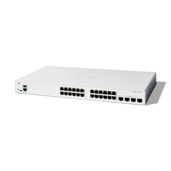Cisco C1300-24T-4X łącza sieciowe Zarządzany L2/L3 Gigabit Ethernet (10/100/1000) Biały