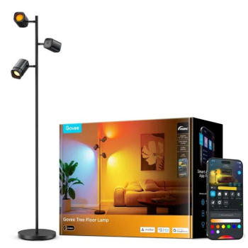 Govee Tree Floor Lamp Inteligentne oświetlenie podłogowe Wi-Fi/Bluetooth 72 W