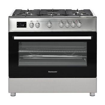 Kuchnia gazowo-elektryczna Ravanson KWGE-K90 CHEF MODERN (Płyta gazowa; Piekarnik elektryczny; 900mm)