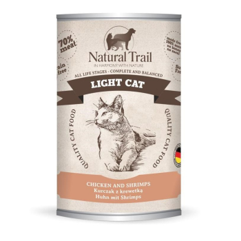 NATURAL TRAIL Cat  Light Chicken, Shrimps  400g
