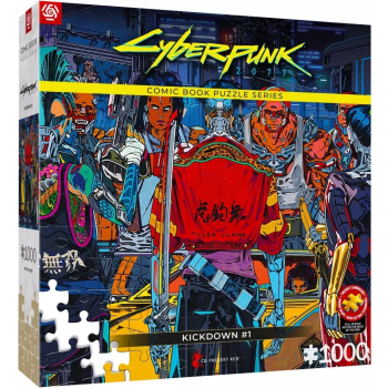 Good Loot Comic Book Puzzle: Cyberpunk 2077 Kickdown, 1000 elementów