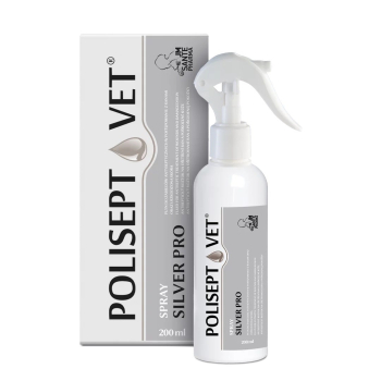 JM SANTE POLISEPT VET SPRAY PRO SILVER do pielęgnacji ran 200ml