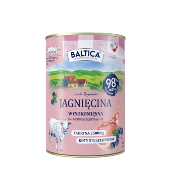 BALTICA SMAKI REGIONÓW Kot dorosły Jagnięcina 400g