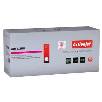 Activejet ATH-415MN Toner (zamiennik HP 415A W2033A; Supreme; 2100 stron; czerwony) z chipem