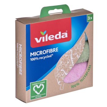 Ściereczka Vileda Mikrofibra 100% Recycled 3 szt.