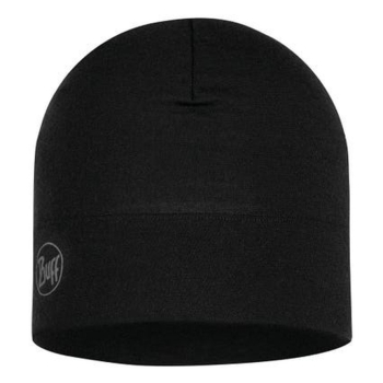 Czapka BUFF MERINO MIDWEIGHT BEANIE SOLID BLACK