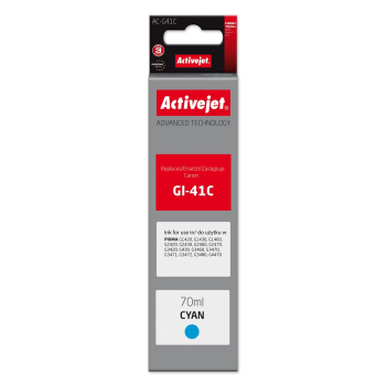 Activejet AC-G41C Tusz Buteleczka z atramentem (zamiennik Canon GI-41C 4543C001; Supreme; 70 ml; niebieski)