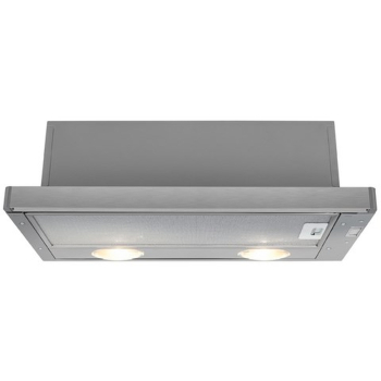 Okap podszafkowy teleskopowy BEKO HNT61210X  srebrny stal nierdzewna