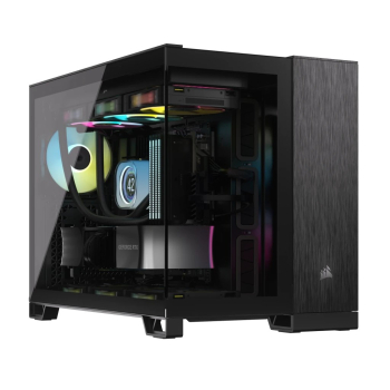 CORSAIR Geh mATX 2500X (szkło hartowane)/obsydian alu