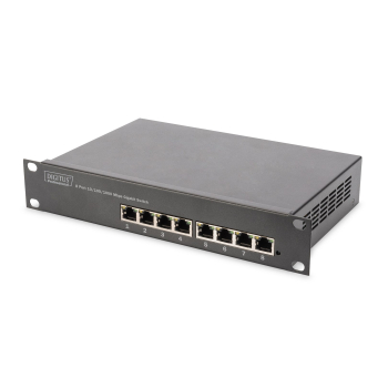 DIGITUS 10" Switch  8-Port Gigabit Ethernet Unmanaged