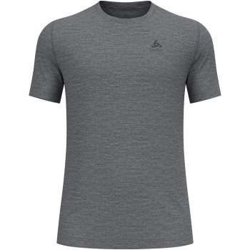 Bielizna termoaktywna z krótkim rękawem Odlo BL TOP crew neck l/s MERINO 160 roz. M Ciemnoszary