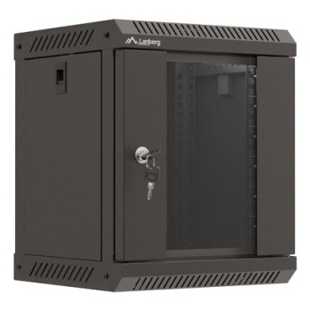 Lanberg WF11-3306-10B stojak 6U Szafa wisząca Czarny