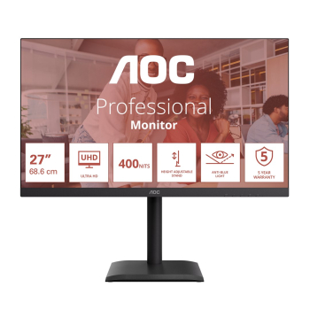 AOC 68,6cm (27") U27E4CV 16:09 2xHDMI+DP+USB-C Lift Spk.