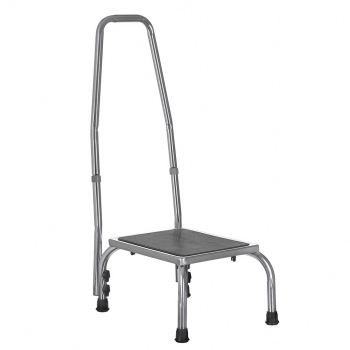 Stopień schodek do wanny, z poręczą