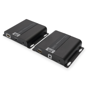 Extender HDMI IP/Cat.5/6/7 120m 4K 30Hz UHD PoEHDCP 1.4 IR audio (zestaw)