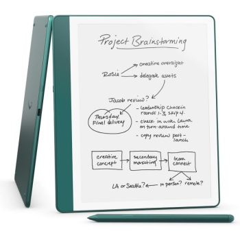 Czytnik Ebook New Kindle Scribe - 2024 release 10.2” glare-free 64GB Wi-Fi (Without Lockscreen Ads) with Premium Pen Jade + ładowarka 20W USB-C/USB-A