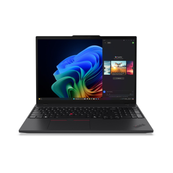 Lenovo ThinkPad T16 Gen 4 Copilot+ Ryzen AI 7 PRO 350 16"WUXGA IPS 400nits AG 16GB DDR5 SSD512 860M_4GB Cam 5.0MP 86Wh Backlit Kb FgPr W11Pro Black (R