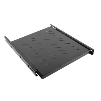 Półka wysuwana do szaf stojących Lanberg AK-1007-B (550 mm; kolor czarny)