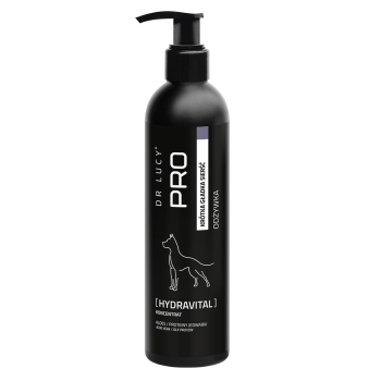 DR LUCY - PRO HYDRAVITAL 250 ML - NAWILŻAJĄCA ODŻYWKA Z ALOESEM, JEDWABIEM I KIEŁKAMI PSZENICY, DLA PSÓW