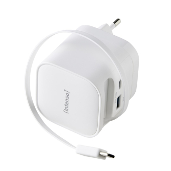 Intenso 7806520 adapter zasilający/ inwentor Wewnętrzna 65 W Czarny