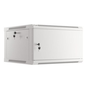 LANBERG SZAFA WISZĄCA RACK 19" 6U 600X600 DRZWI METALOWE SZARA (FLAT PACK) WF01-6606-00S
