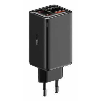 Ładowarka sieciowa Baseus GaN6 Pro FastCharger 2C+2U 65W EU (cluster black)
