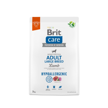 BRIT Care Hypoallergenic Adult Large Breed Lamb - sucha karma dla psa - 3 kg
