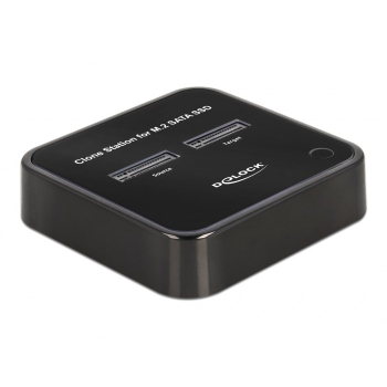 DeLOCK Stacja dokująca M.2 dla 2 x M.2 SATA SSD z funkcją klonowania