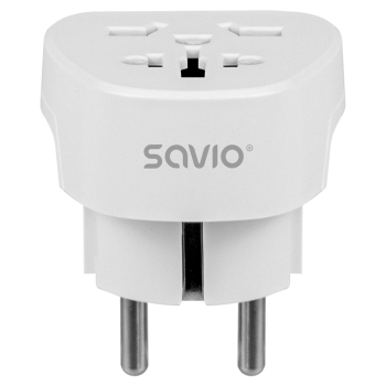 SAVIO ADAPTER PODRÓŻNY GNIAZDO GLOBALNE - WTYK EU AP-06