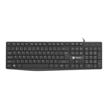 NATEC KLAWIATURA NAUTILUS US SLIM CZARNA NKL-1950